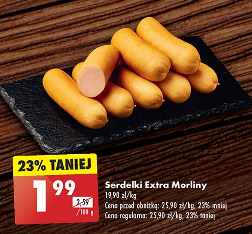 Serdelki drobiowe Morliny promocja