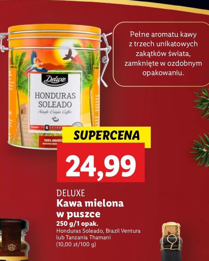 Kawa tanzania puszka Deluxe promocja