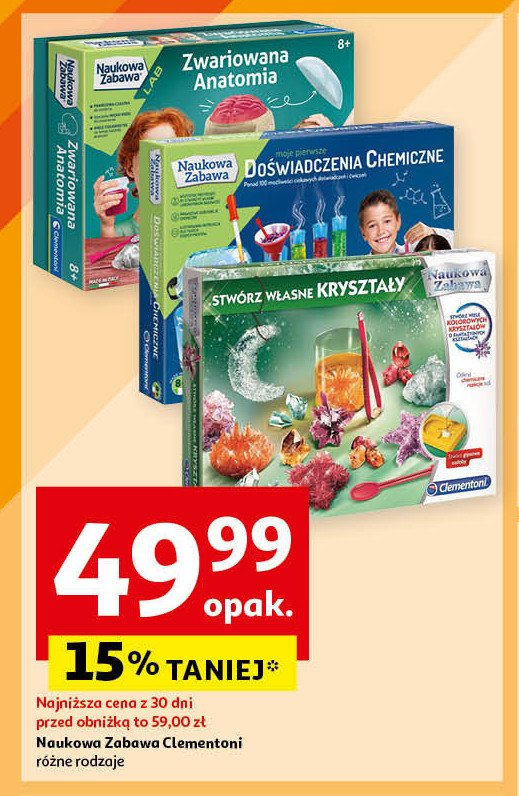 Moje pierwsze doświadczenia chemiczne Clementoni promocja