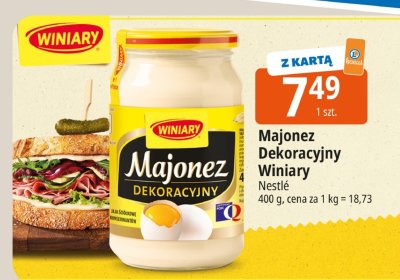Majonez Dekoracyjny Winiary Nestlé promocja w Leclerc