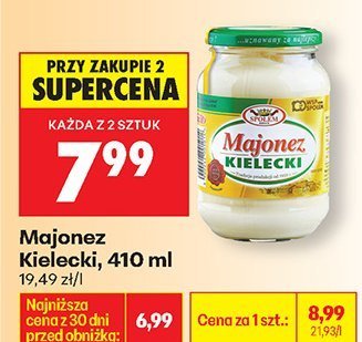 Majonez 410 ml promocja w Biedronka