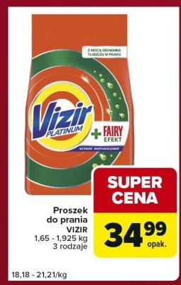 Proszek do prania Vizir promocja w Carrefour Express