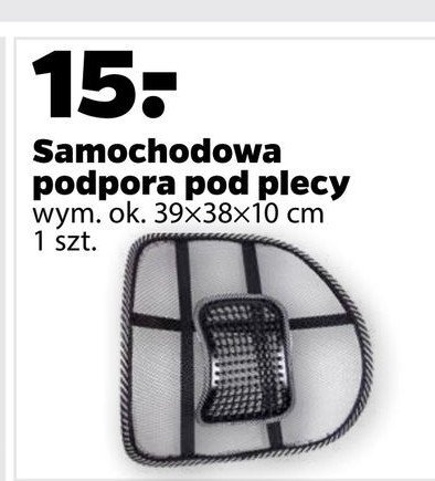 Podpora pod plecy 39 x 38 x 10 cm promocja