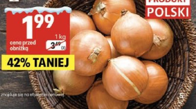 Cebula żółta promocja w Delikatesy Centrum