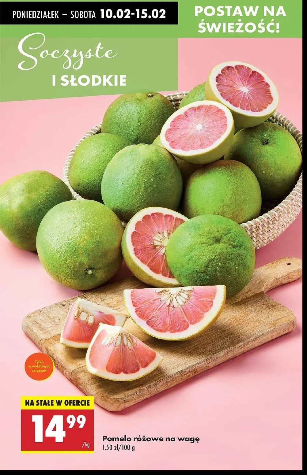 Pomelo różowe promocja