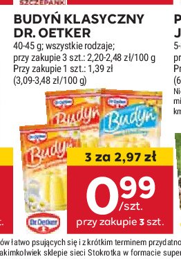 Budyń waniliowy Dr. oetker promocja