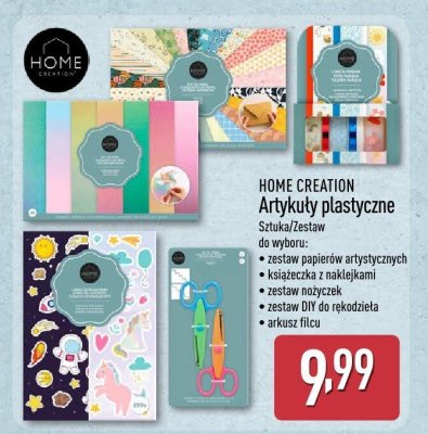 Artykuły plastyczne  promocja w Aldi