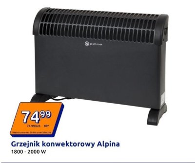 Grzejnik konwektorowy Alpina 1800 - 2000 W promocja w Action