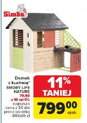 Domek ogrodowy z kuchnią Smoby promocja w Carrefour