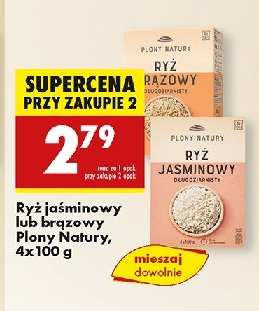 Ryż jaśminowy długoziarnisty Plony natury promocja