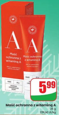 Maść ochronna z witaminą A promocja w Dino