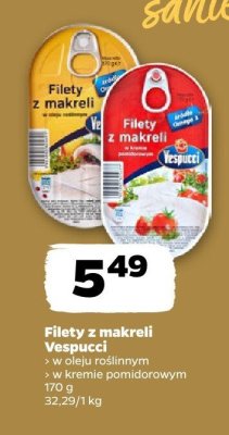 Filety z makreli w kremie pomidorowym promocja w Netto