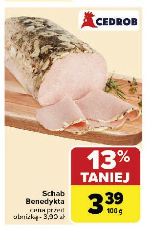Schab benedykta Cedrob promocja w Carrefour Market