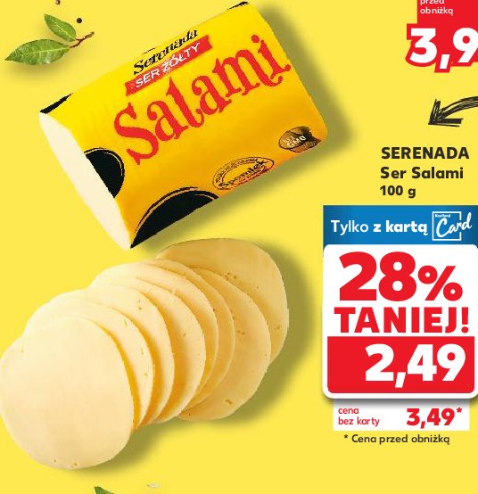 Ser salami Serenada salami promocja w Kaufland