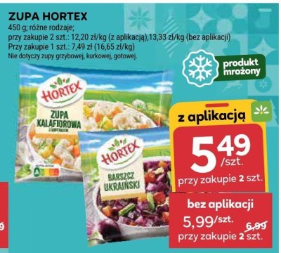 Zupa hortex promocja w Stokrotka