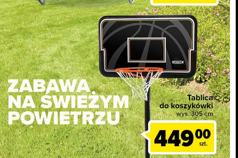 Tablica do koszyk贸wki promocja