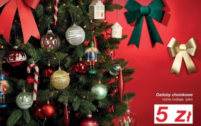 Ozdoby choinkowe promocja w KiK