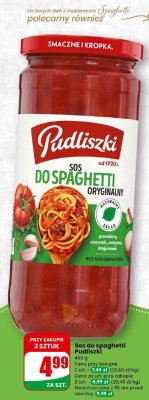 Sos do spaghetti oryginalny promocja w Dino