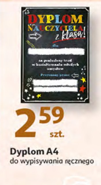 Dyplom nauczyciela promocja