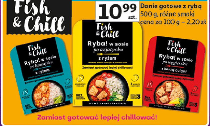 Ryba w sosie po hawajsku Fish & chill promocja w Auchan