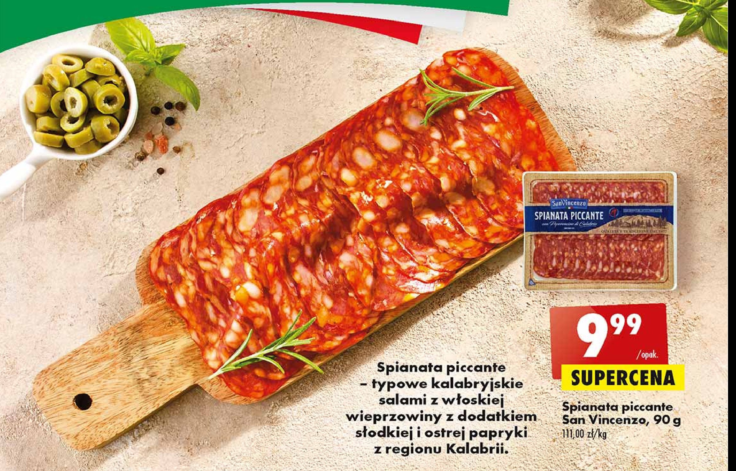 Spianata piccante SAN VINCENZO promocja