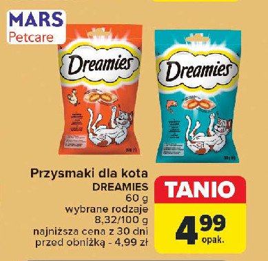 Przysmak dla kota z łososiem Dreamies promocja