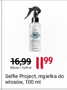 Mgiełka nawilżająca do włosów be strong Selfie project promocja