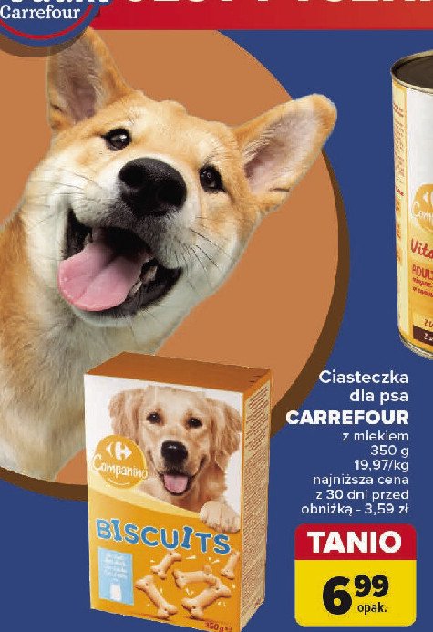 Ciasteczka CARREFOUR COMPANINO promocja w Carrefour Market