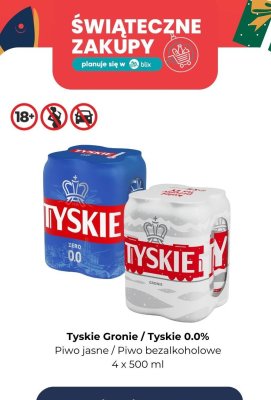 Piwo Tyskie Gronie promocja w Dino