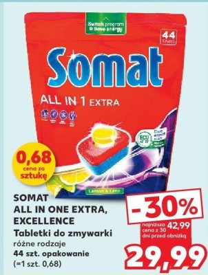 ALL IN ONE EXTRA, EXCELLENCE Tabletki do zmywarki różne rodzaje promocja w Kaufland