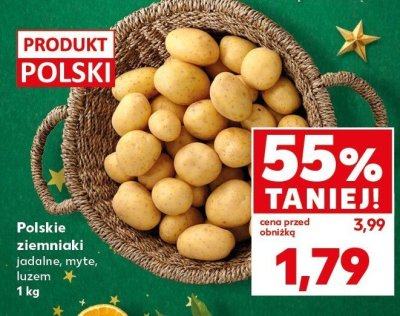 Ziemniaki polskie jadalne, myte, luzem promocja w Kaufland