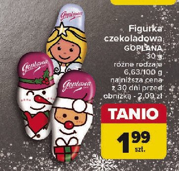 Figurka bałwanek Goplana promocja w Carrefour