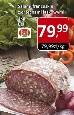 Salami francuskie z orzechami laskowymi 1kg Bell promocja w Market Point