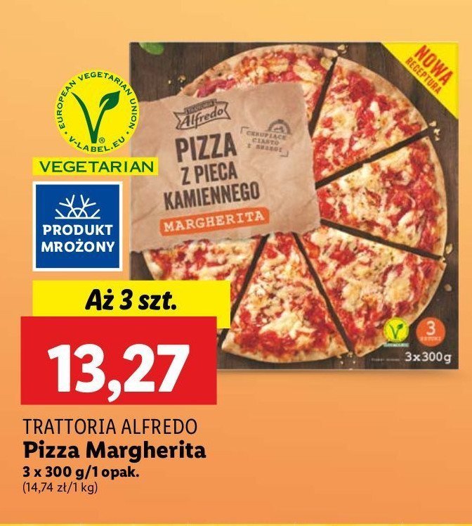 Pizza margherita Trattoria alfredo promocja