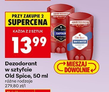 Dezodorant w sztyfcie Old Spice, 50 ml różne rodzaje promocja w Biedronka