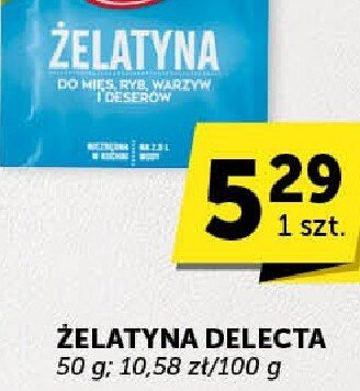 Żelatyna Delecta promocja w Groszek