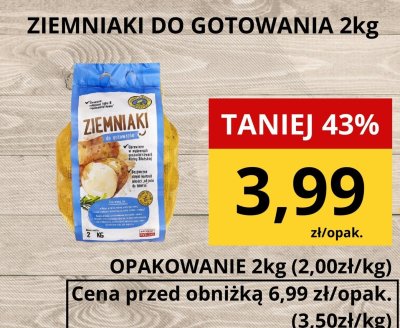Ziemniaki do gotowania promocja w Supeco