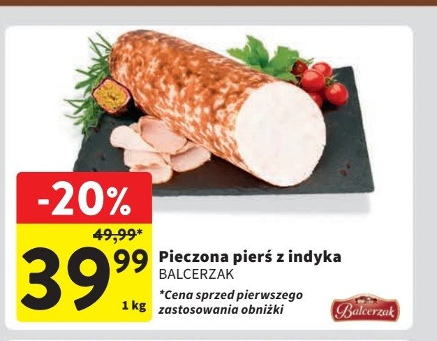 Pierś pieczona Balcerzak promocja w Intermarche