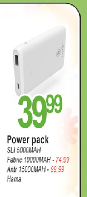 Powerbank alu15hd 15000 mah antracyt Hama promocja