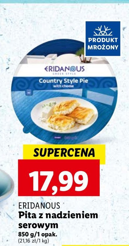 Pita z serem z epiru Eridanous promocja