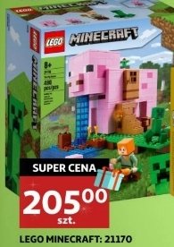 Klocki dom w kształcie świni 21170 Lego minecraft promocja