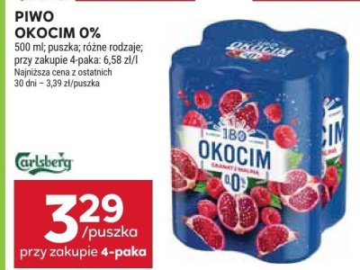 Piwo Okocim 0% promocja w Stokrotka