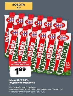 Mleko UHT 3,2% Wypasione promocja w Netto