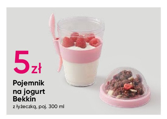 Pojemnik na jogurt 300 ml Bekkin promocja w Pepco