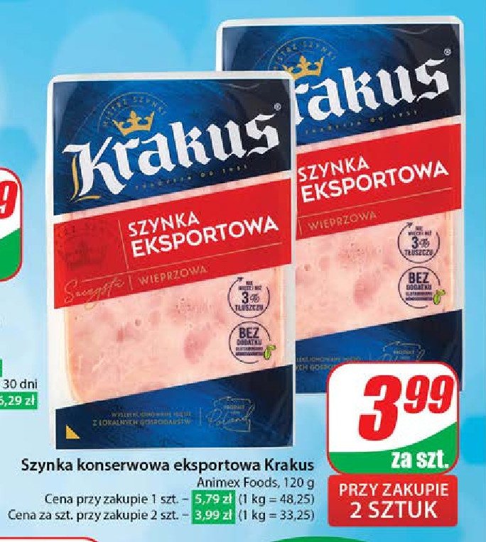Szynka eksportowa Krakus animex promocja