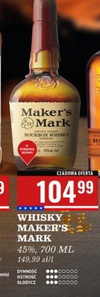 Bourbon Maker's mark promocja