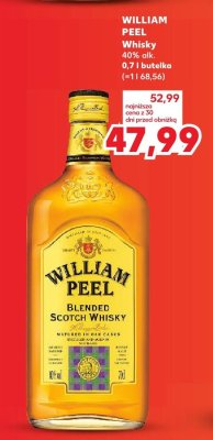 Whisky WILLIAM PEEL 0,7 l promocja w Kaufland