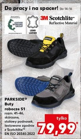 Buty robocze męskie 41-46 Parkside promocja