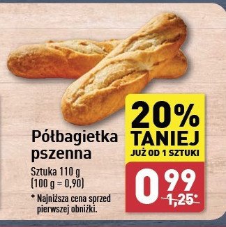 Półbagietka pszenna promocja