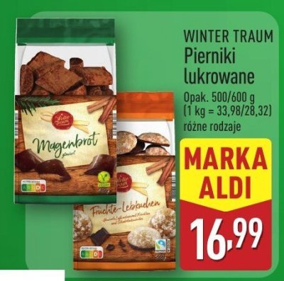 Pierniki WINTER TRAUM Pierniki lukrowane promocja w Aldi